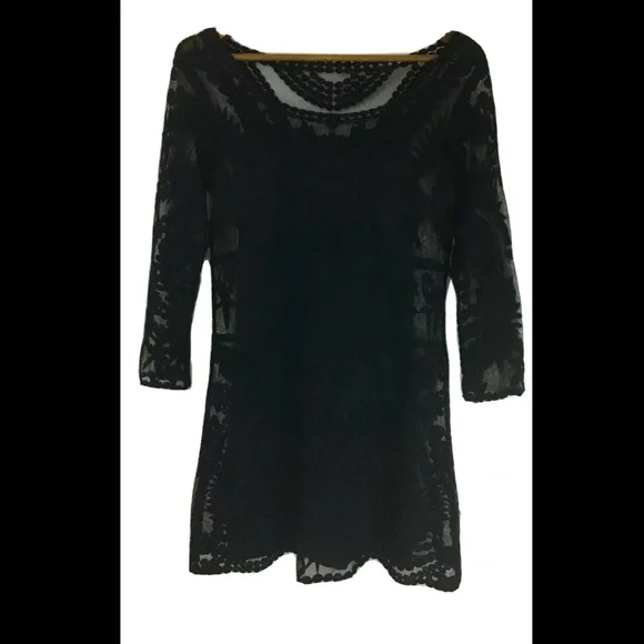 Express | Dresses | Black Lace Dress Womens Small Sexy Sheath Gothic Sheer  Party Club Xs | Poshmark